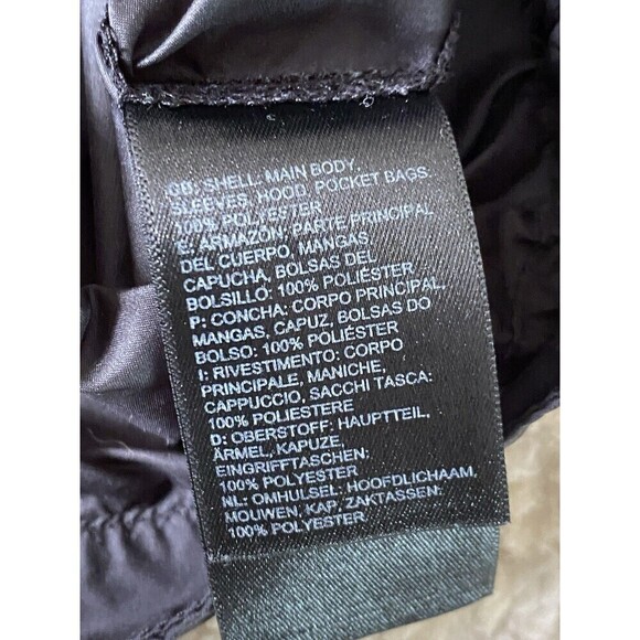 North Face Jacket Boys XL 18/20 Blue Design Windbreaker Windwall Rain Coat Light - Picture 9 of 9